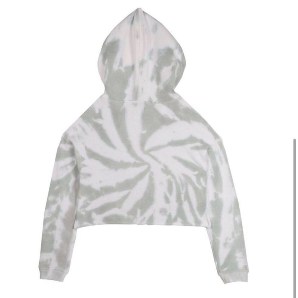 Washington Commanders RedskinsTie-Dye Cropped Hoodie Girls Size Large - Picture 3 of 3